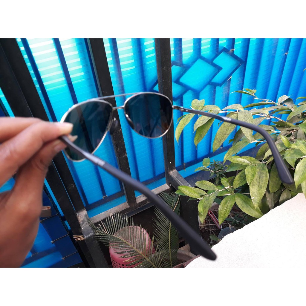 Kacamata Hitam Pria &amp; Wanita Polarized Sunglass Pilot Aviator Polaroid Anti Sinar UV Matahari