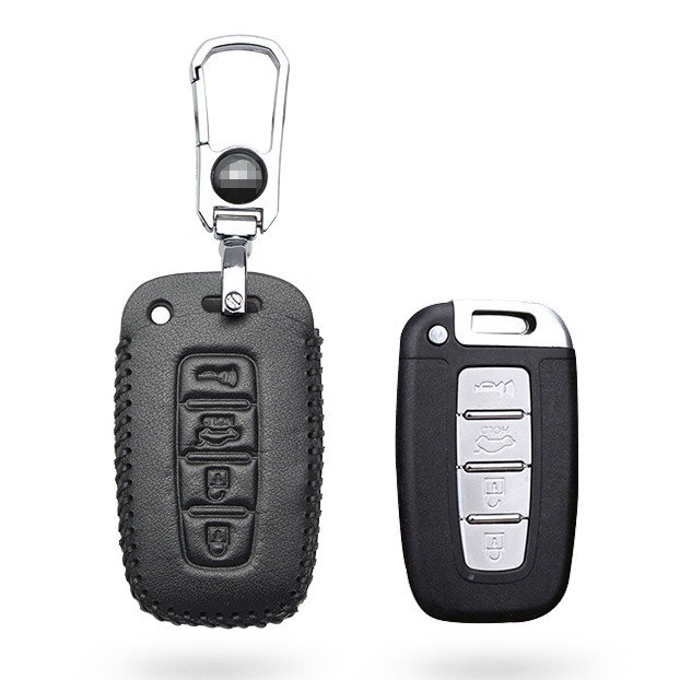 Case Pelindung Remote Kunci Mobil Keyless Bahan Kulit Untuk Forte / Forte Koup