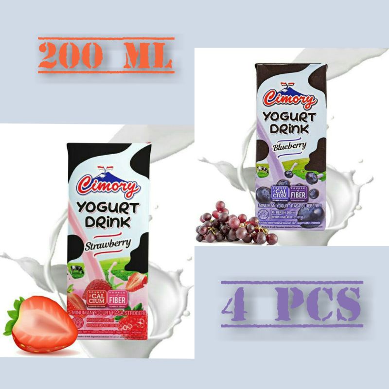 

Cimory Yogurt kotak 200 ml x 4 pcs