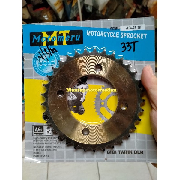 Gear Gir Gigi Tarik Belakang Sepuhan Vega ZR Jupiter Z 2010 33 33T Sepuh