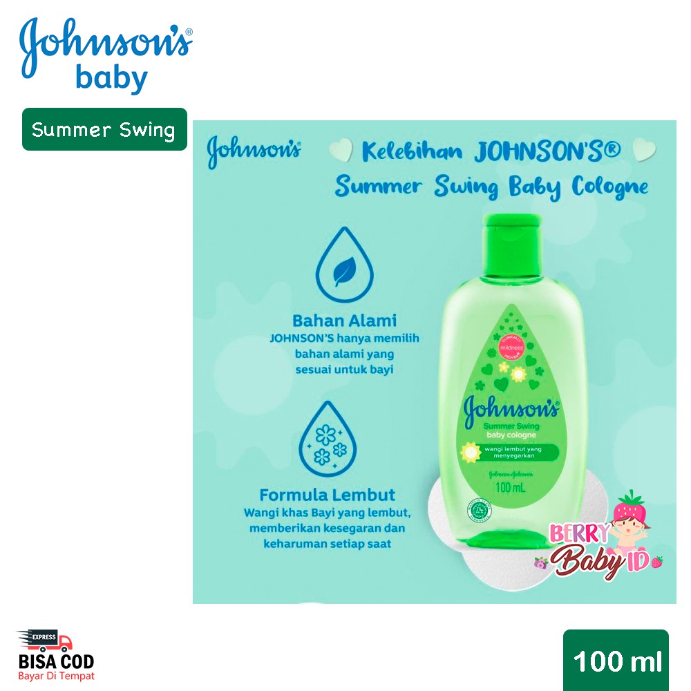 Johnson's Baby Cologne Parfum Bayi Anak Minyak Wangi 100ml Johnson's Berry Mart