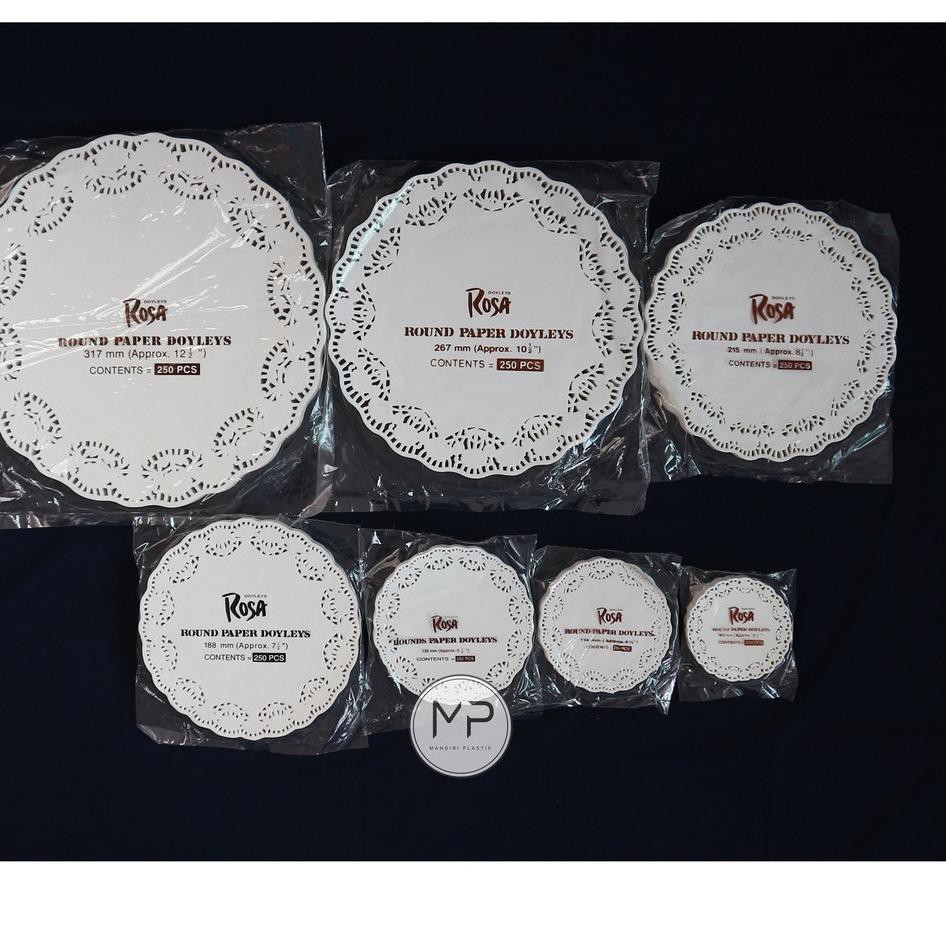 

➔bp Kertas Alas Toples Renda Uk. 8.5 INCH (250lbr) ✲ (Diskon)