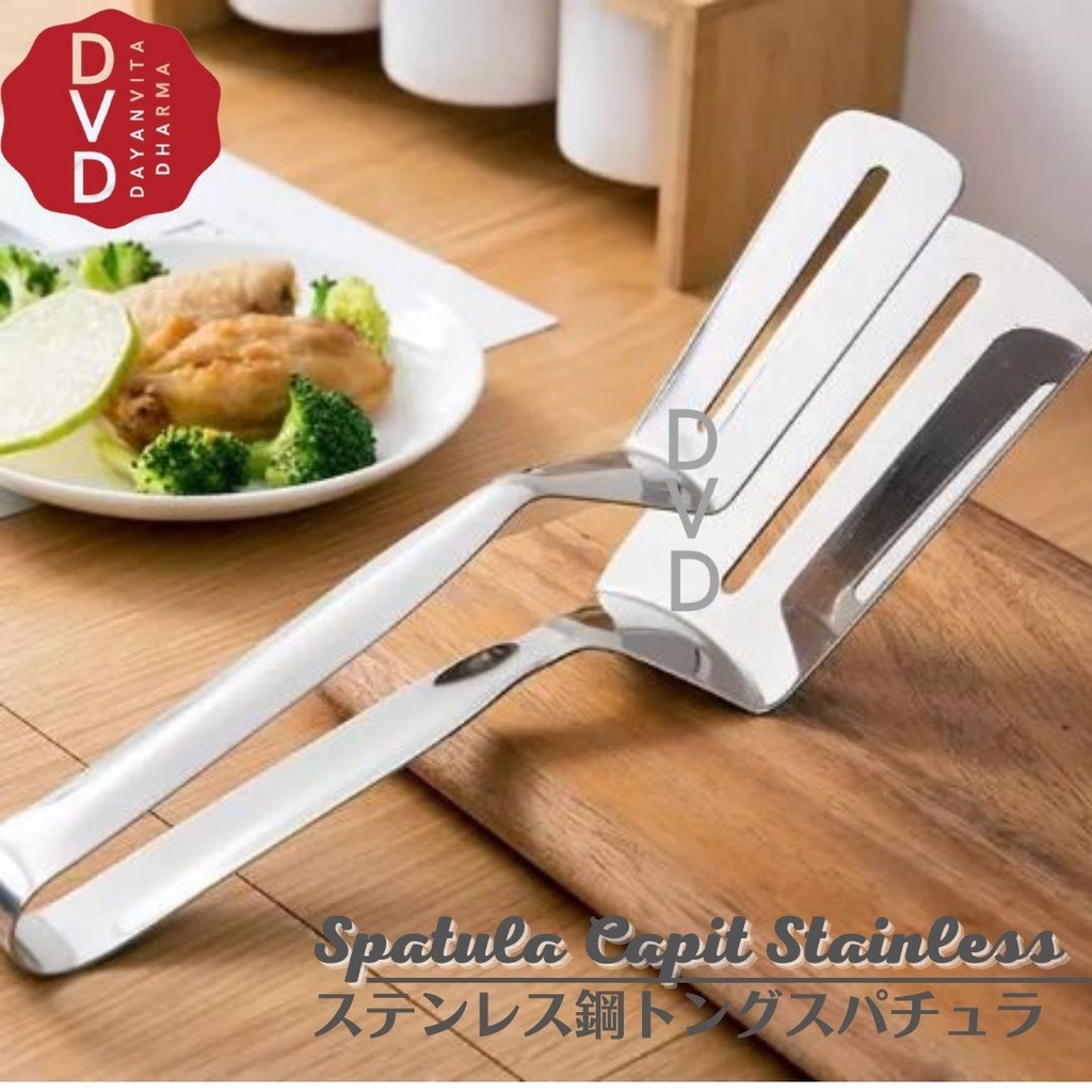 Sutil Spatula Capit Stainless Kualitas Premium-Spatula Capit Stainless premium