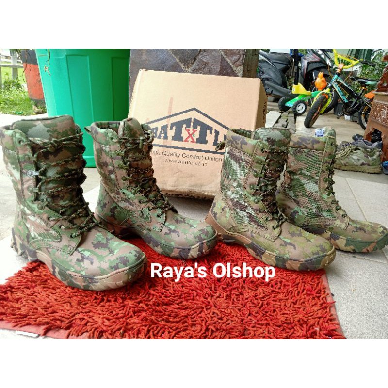 ORI, sepatu PDL Kostrad Jatah asli pembagian TNI AD