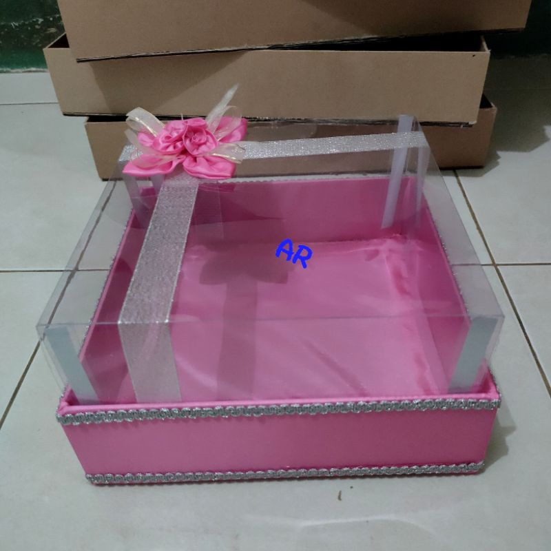 Kotak Hantaran Kue / Serbaguna Mika Pink