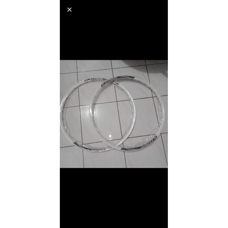 Velg Sepeda Rim 27.5 Alexrims Putih New