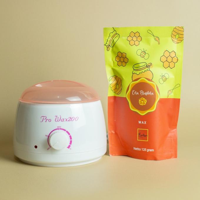 Pro wax 200 orange gratis cera brasileira 125 gr