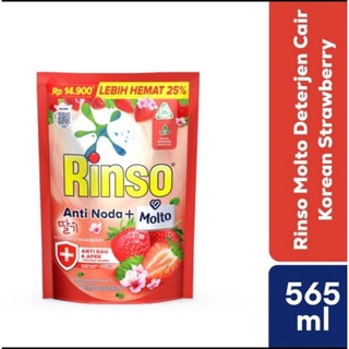 Jual Rinso Anti Noda Molto Korean Strawberry Liquid Ml Indonesia Shopee Indonesia