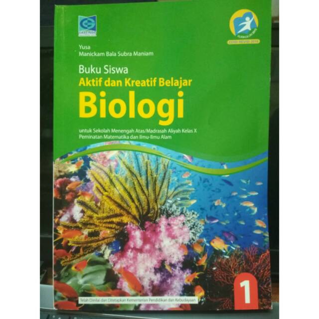 Buku Sma Biologi Kelas 1 X 10 Grafindo Shopee Indonesia