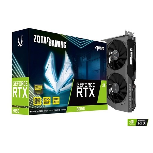 ZOTAC GAMING GeForce RTX 3050 AMP 8GB GDDR6 / ZOTAC RTX 3050 AMP 8GB