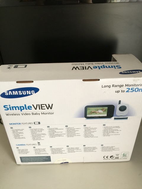 samsung simple view baby monitor