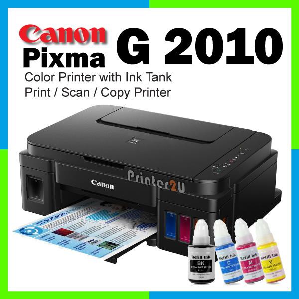 Printer multifungsi Canon Pixma ink efficient G2010 Print/Scan/Copy 100% RESMI CANON