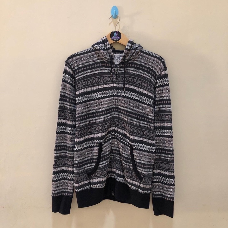 zip hoodie uniqlo navajo