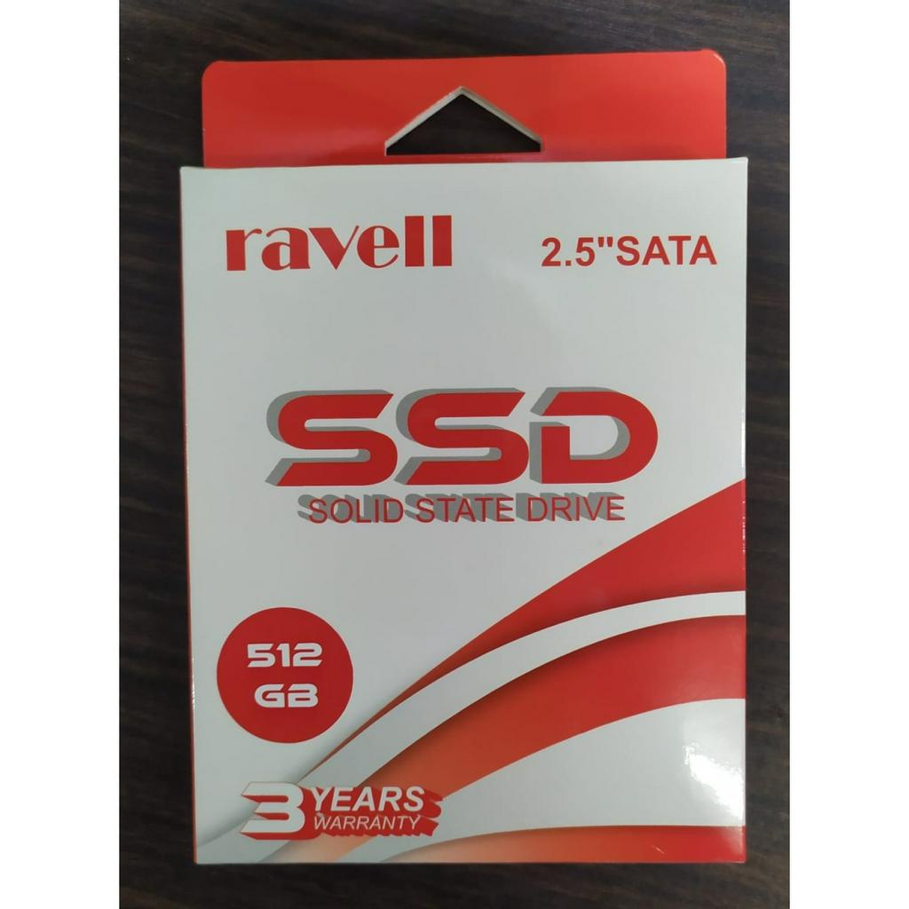 SSD RAVELL 128GB | 256GB | 512GB SATA III 2,5&quot; GARANSI 3 TAHUN