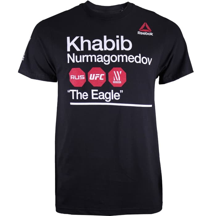 KAOS KHABIB NURMAGOMEDOV RUS UFC THE EAGLE - kaos UFC murah - Bau UFC Khabib NURMAGOMEDOV distro