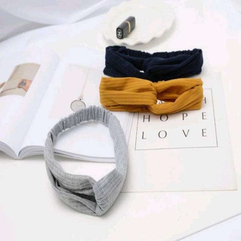 Bandana Rambut Korea bando style fashion top