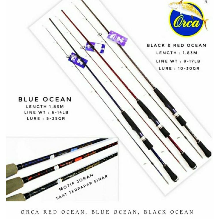 Joran ORCA UL BLACK | BLUE | RED OCEAN 602ML | 602L