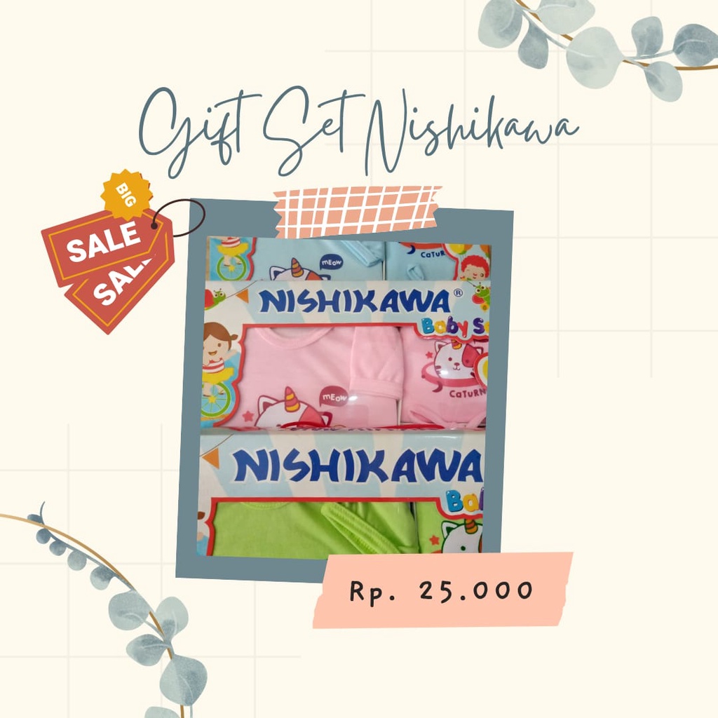 PROMO KHUSUS LIVE BABY GIFT SET NISHIKAWA BAJU BAYI SET