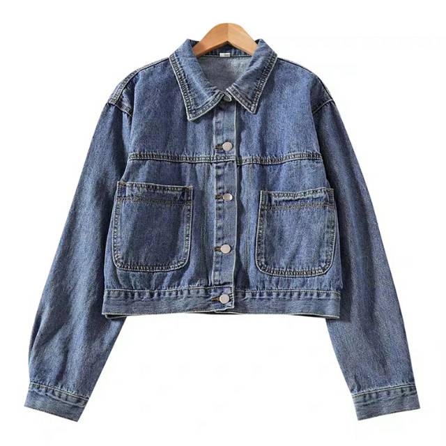 jaket jeans stradivarius