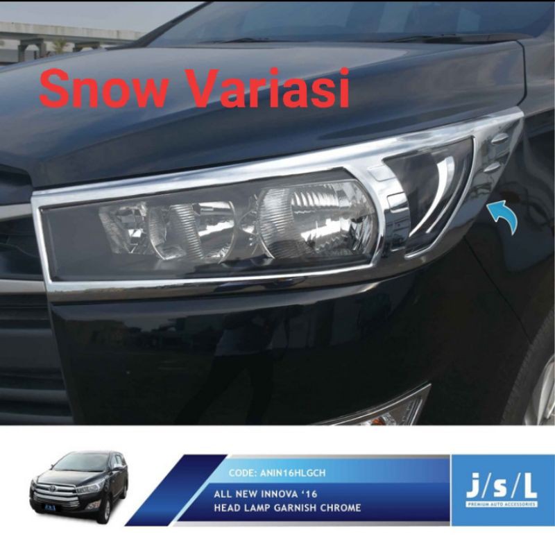 All New Innova 2016 paket garnis depan dan belakang chrome JSL