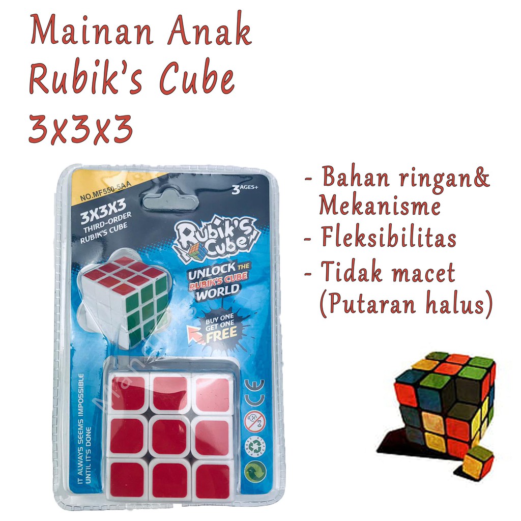 Rubik Cube *Mainan * Rubik Puzzle * 3x3