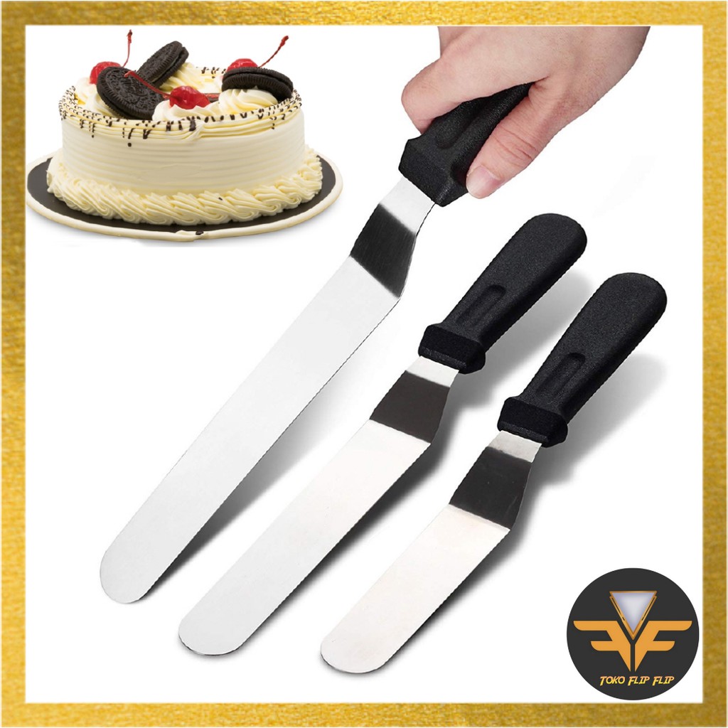 Spatula Butter Cream /Butter Cream Knife / Pisau Kue Perata Cream / Spatula Oles Cream / Pisau Poles