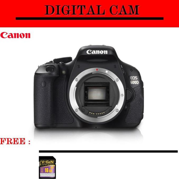 KAMERA CANON EOS 600D BODY ONLY murah
