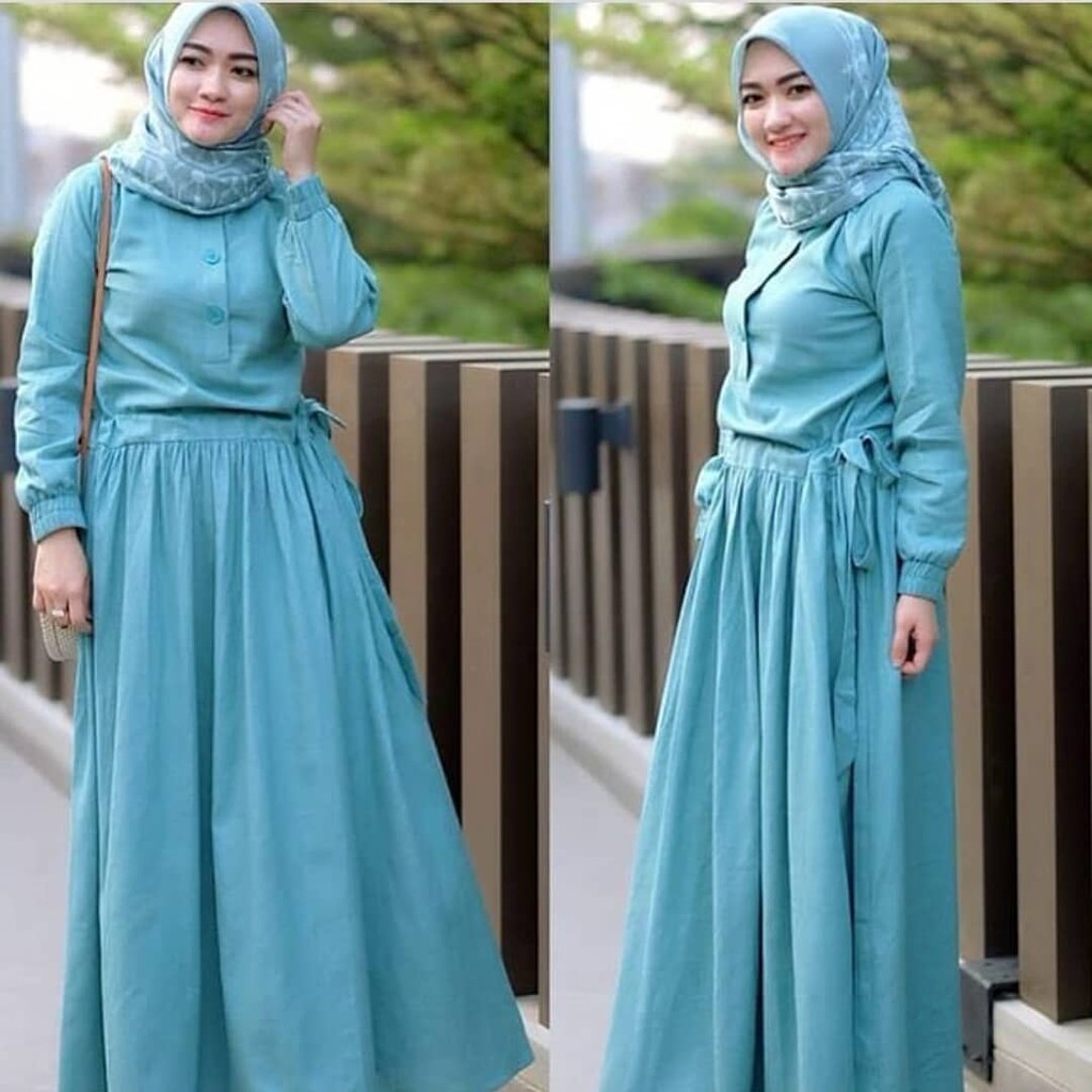 Baju Muslim Gamis Syari SADIRA DRESS Pakaian Muslim Wanita Terlaris-1