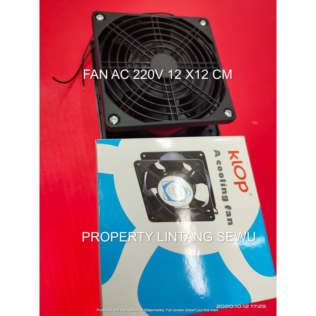 fan kipas blower ac 220 volt 12cm x 12cm  ac 220v 12x12 cm