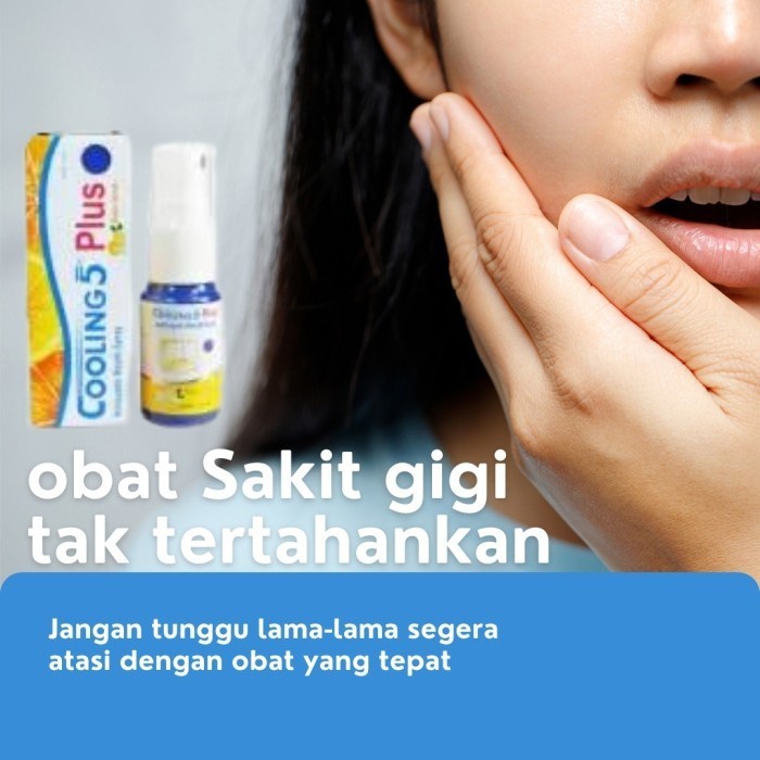 Cooling 5 - Obat Sakit Gigi, Sariawan, Tenggorokan, Radang Gusi Cooling5 plus