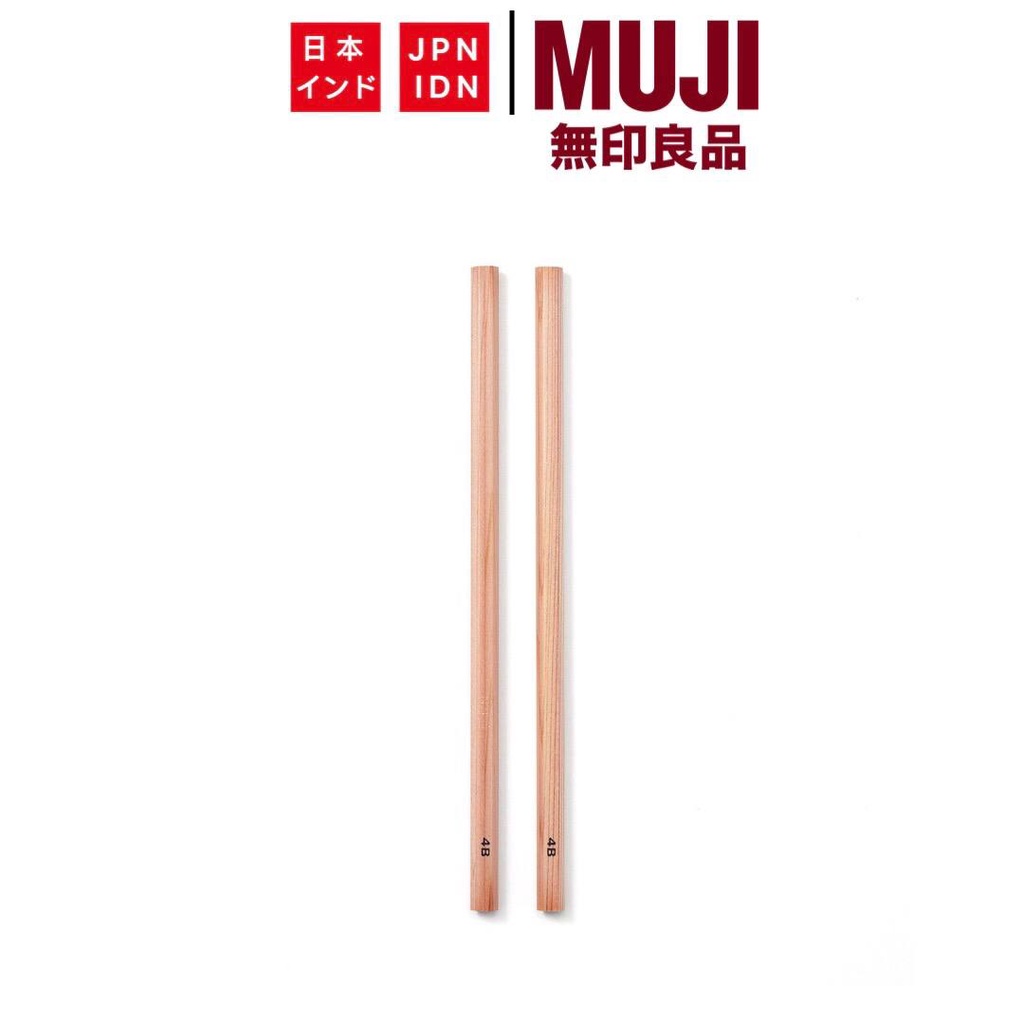 

[Pre Order] MUJI Pencils 4B | Pensil 4B made in Japan 1 pcs