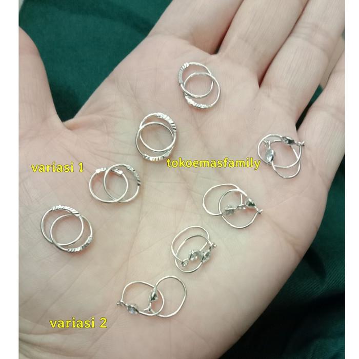 Nay / Anting Emas Putih 420 Bayi 1/2 Gram