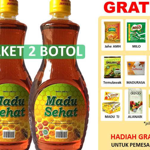 

MADU SEHAT 640ml - PAKET 2 BOTOL - READY STOCK