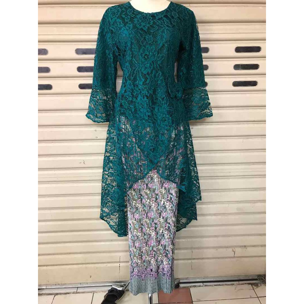 QIA&gt; SET KEBAYA SRIKANDI - KEBAYA BRUKAT CANTIK - BAJU KEBAYA WISUDA - OUTFIT KEBAYA MODERN