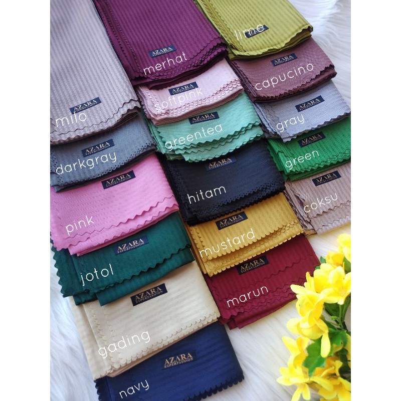 RESTOKK.. ORIGINAL AZARA Segi Empat Milano Strip Laser Cut SUPER MURCE