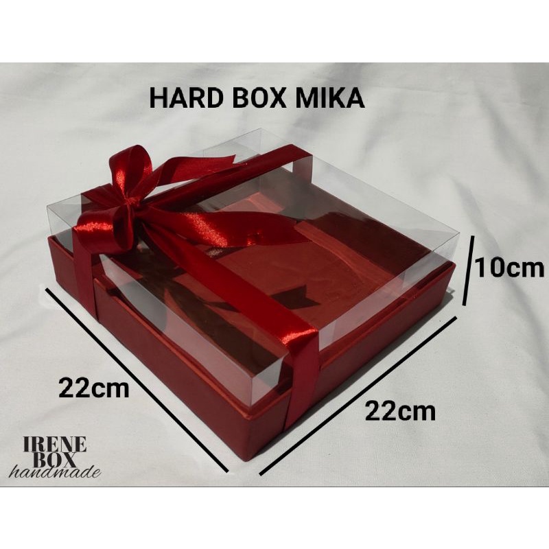 

Box Mika / Hard Box / Gift Box / Kotak Kado / Packaging / Box Hampers / Box Seserahan / Box Hantaran / Box Souvenir / 22x22x7 / 22x22x10 / 22x22x12