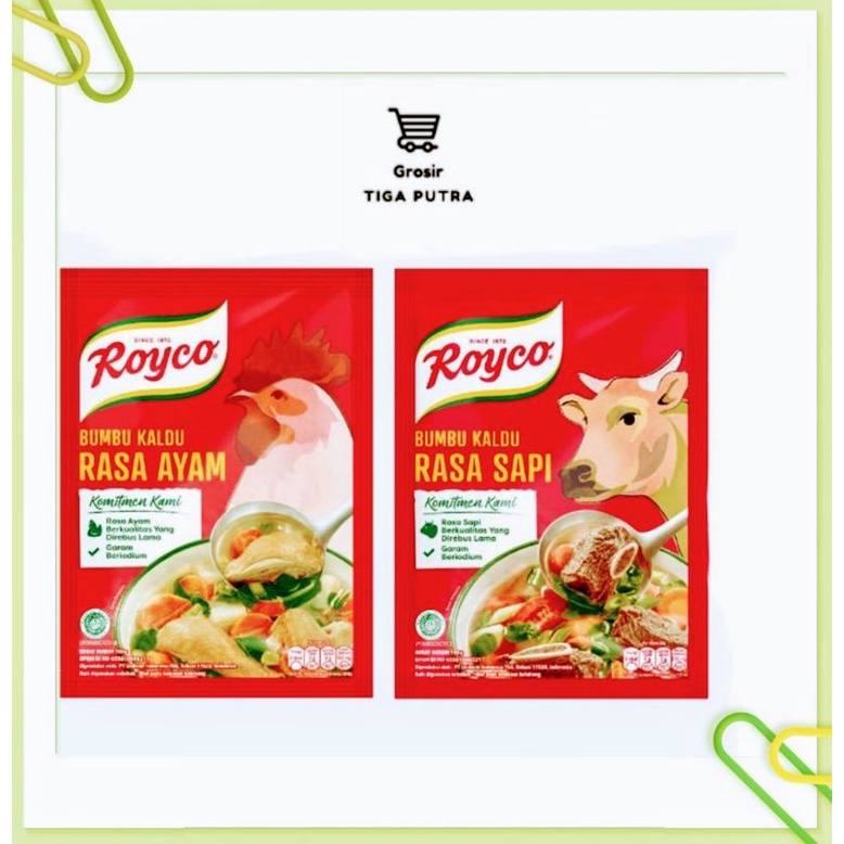 

Royco Ayam dan Sapi/Kaldu Bumbu 100gr