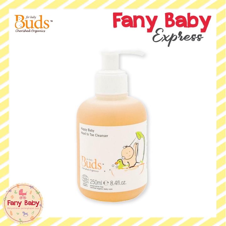 BUDS HAPPY BABY HEAD TO TOE CLEANSER / 250ML