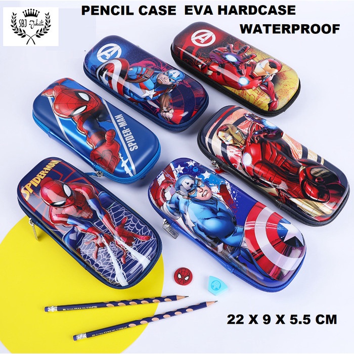 

CODE0E5 ☑Terbaru❤ Tempat / wadah pensil smiggle 3D lookalike EVA Hardcase Spiderman