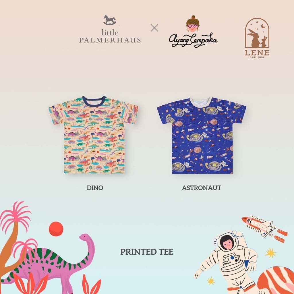 Little Palmerhaus x Ayang Cempaka Printed Tee Short