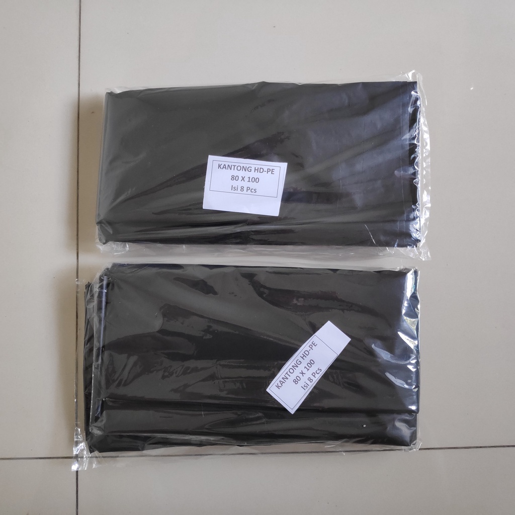 Khusus Gosend Plastik sampah  (isi 50 bks) - trashbag hitam semua ukuran