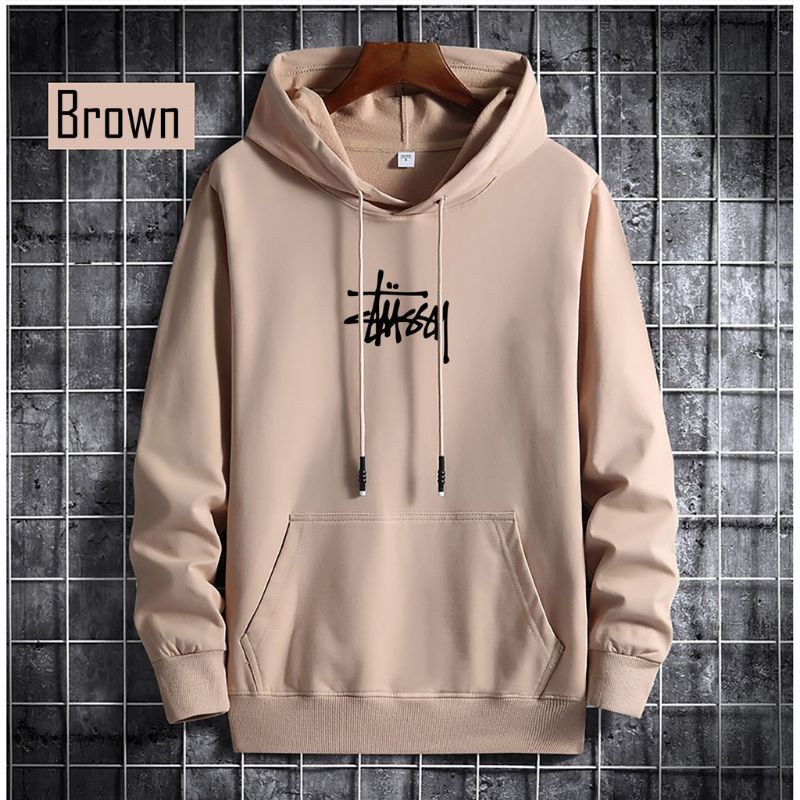 TERMURAH !! COD Jaket Sweater Hoodie Pria Distro stusy Original Big Size Jumbo M - XXL
