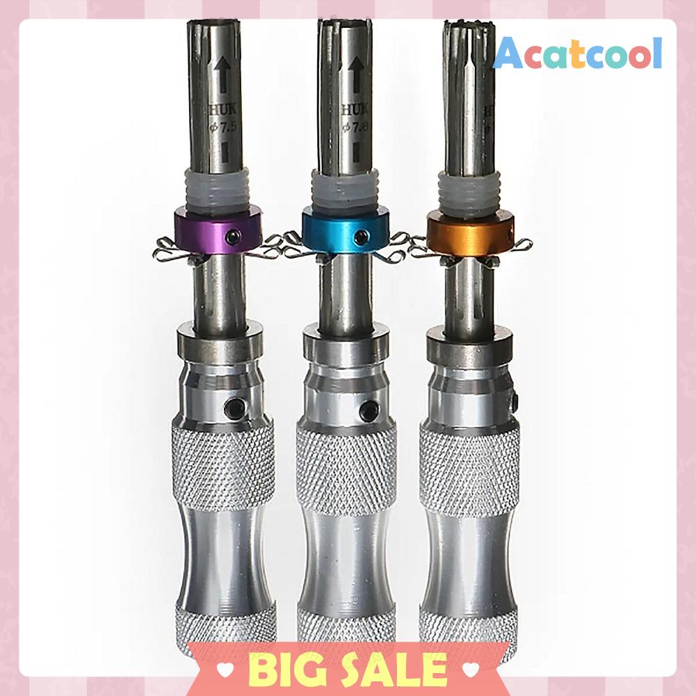 3pcs / Set Alat Pembuka Kunci Tubular 7 Pin
