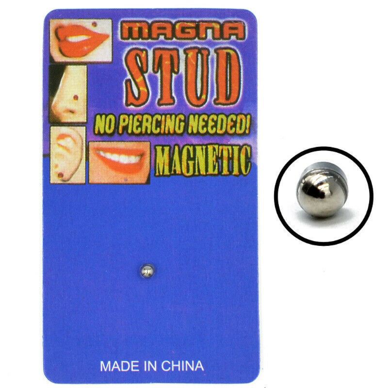 Anting Stud Magnet Non Piercing Untuk Hidung Telinga Bibir