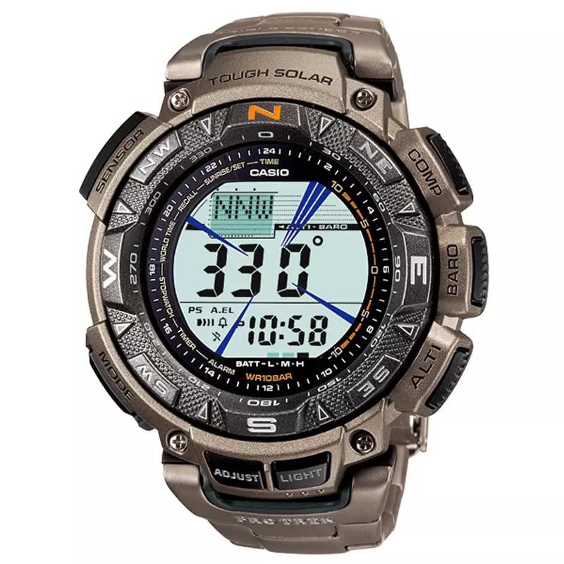 Casio Protrek PRG-240T - Jam Tangan Pria - Coklat - Resin
