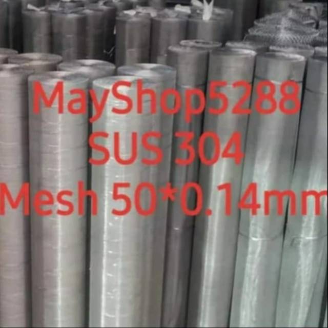 Wire Mesh SS 304 Mesh 50x0.14mm Mesh Saringan Stainless 304