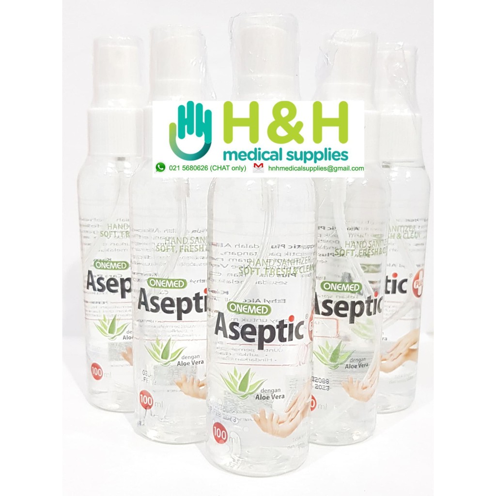 Aseptic Plus 100 ml / Hand Sanitizer / Cairan Antiseptik