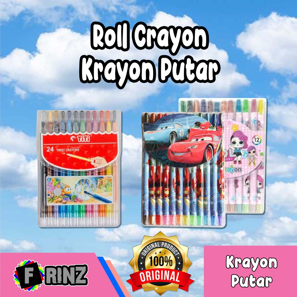 

ATK ~ Crayon Putar / Roll Crayol / Kerayon Rol isi 12