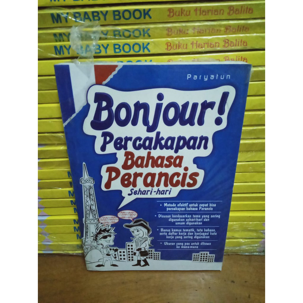 Jual Buku Bonjour Percakapan Bahasa Perancis Sehari Hari Shopee