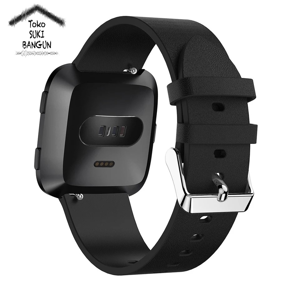 TALI JAM Fit Versa 1 / Versa 2 / Versa Lite TPU Leather PLAIN Kulit Sintetis Watch Band